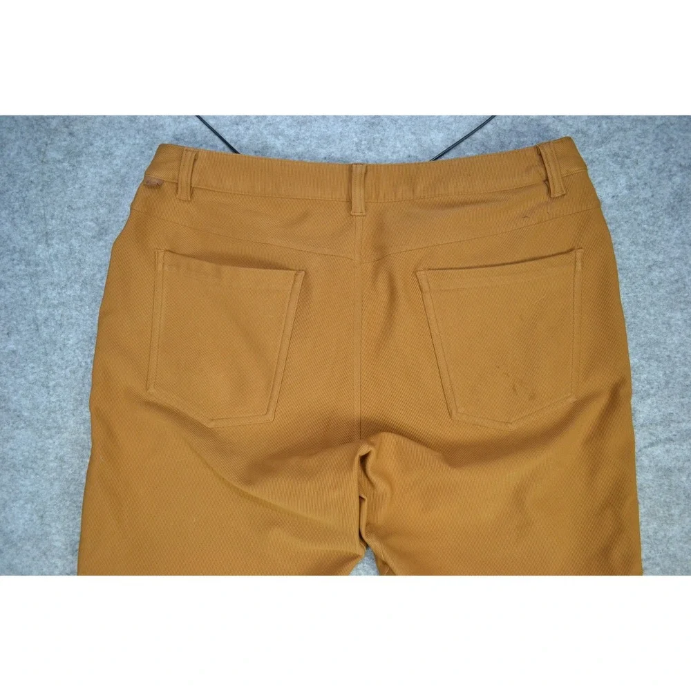 Lululemon Crop Pant Mens Sz 33 (33x30) Copper Brown ABC Relaxed Fit Cord Stretch